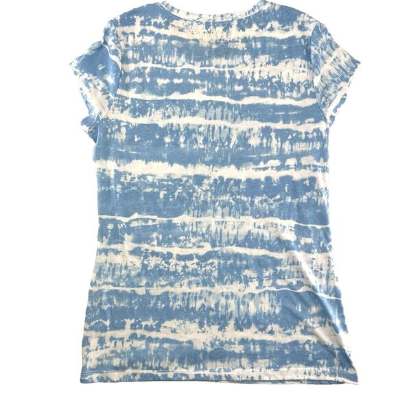 Wound Up "Not My First Rodeo" Blue White Tie-Dye Short Sleeve T-Shirt Size XL - Picture 10 of 10